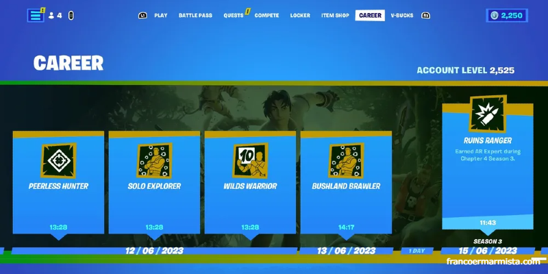 Account Level Fortnite